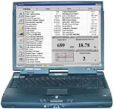 | Marine Surveyors Seattle | Boat Inspection Marine engine diagnostic software interface used to review ECM engine data